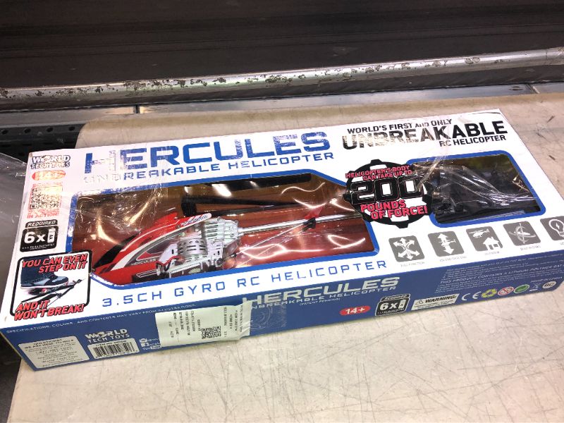 Photo 2 of Hercules Unbreakable 3.5CH RC Helicopter (Color May Vary)
