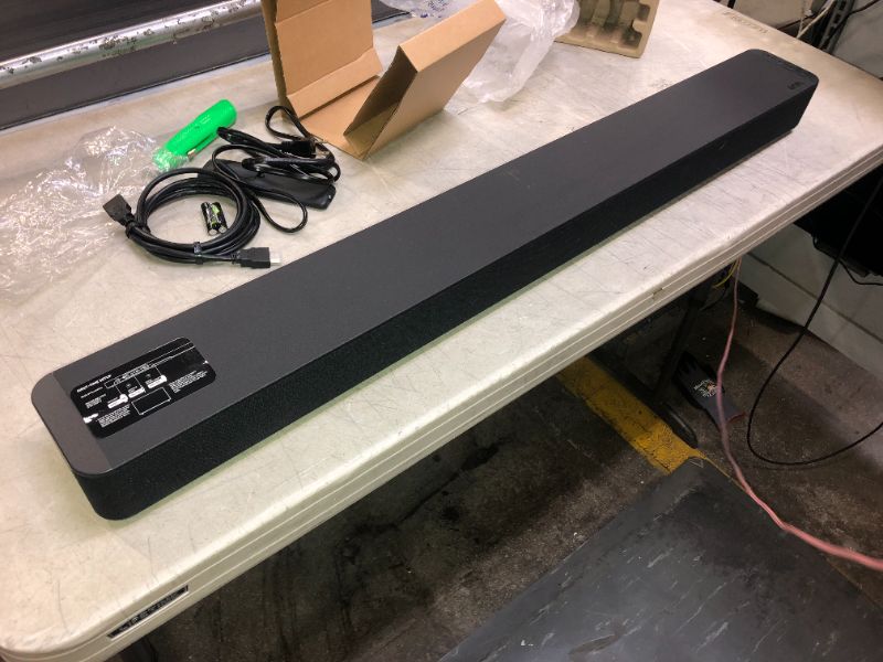 Photo 3 of onn. 36'' 2.1 Built-in Subwoofer Soundbar with HDMI, Bluetooth, Aux and Optical