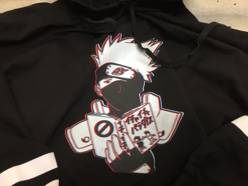 Photo 1 of ANIME HOODIE UNKNOWN NARUTO CHARACTER SIZE LARGE BLACK 