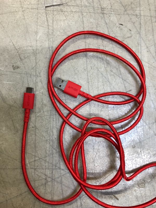 Photo 1 of Anker - PowerLine Select+ USB-C to USB-A Cable 6-ft - Red

