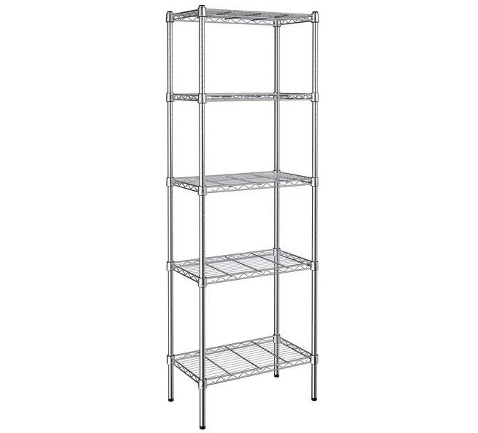 Photo 1 of 5 Tier Wire Rack , 14" x 26 shelves