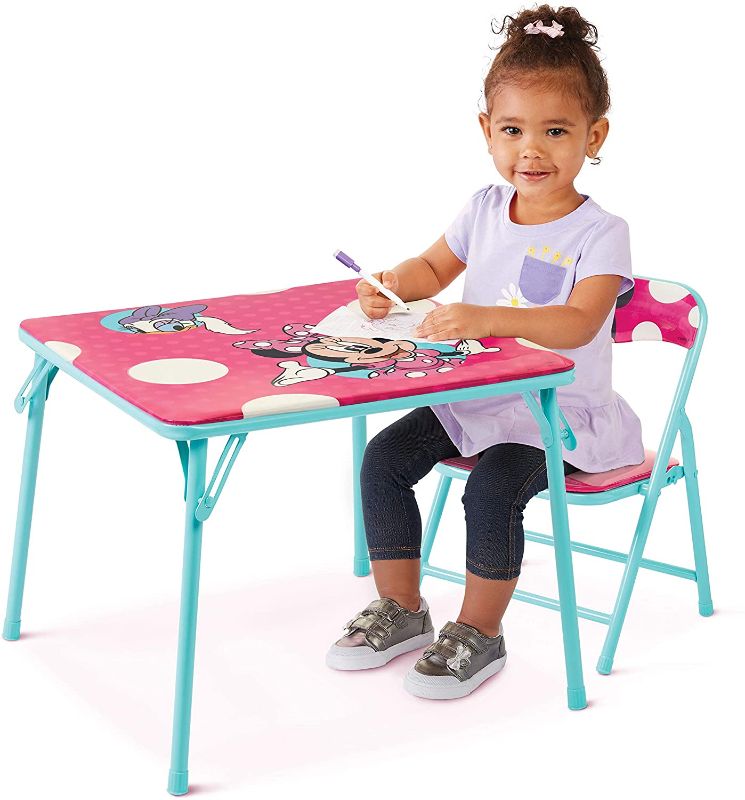 Photo 1 of Minnie Jr Activity Table Set with One Chairs
