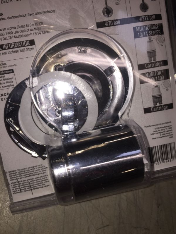 Photo 3 of DANCO 1-Handle Valve Trim Kit in Chrome for Delta Tub/Shower Faucets (Valve Not Included)