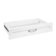 Photo 1 of ClosetMaid BrightWood 25-in x 5-in x 13-in White Drawer Unit
