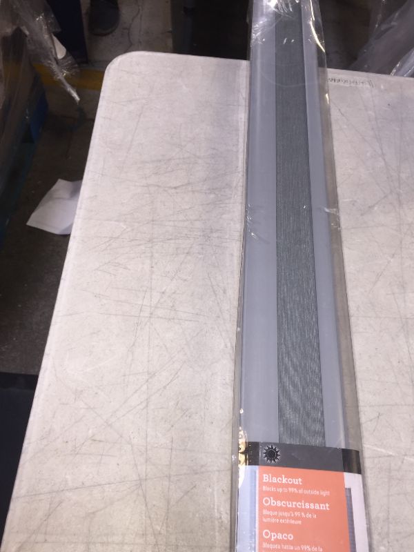 Photo 1 of allen + roth 47-in x 64-in Gray Blackout Cordless Cellular Shade Polyester | 78735
