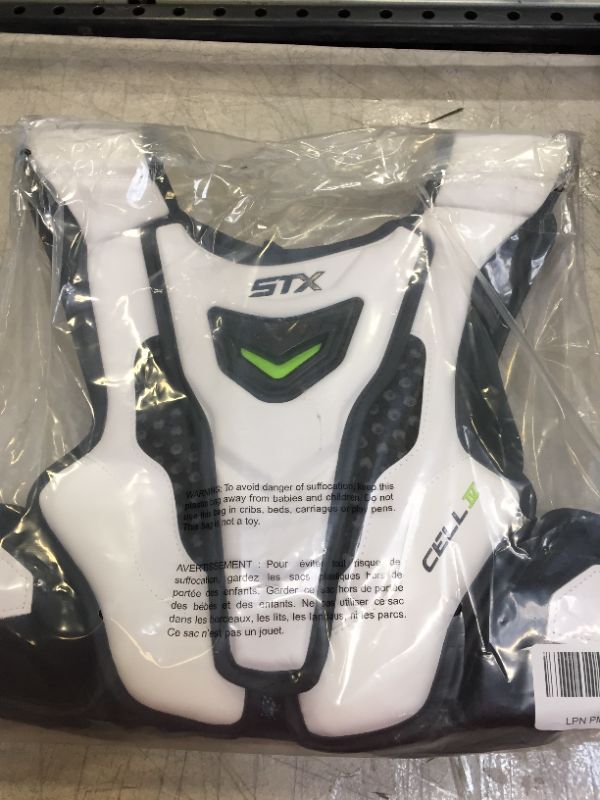 Photo 3 of Stx Lacrosse Cell 4 Shoulder Pad Liner, White, X-large
