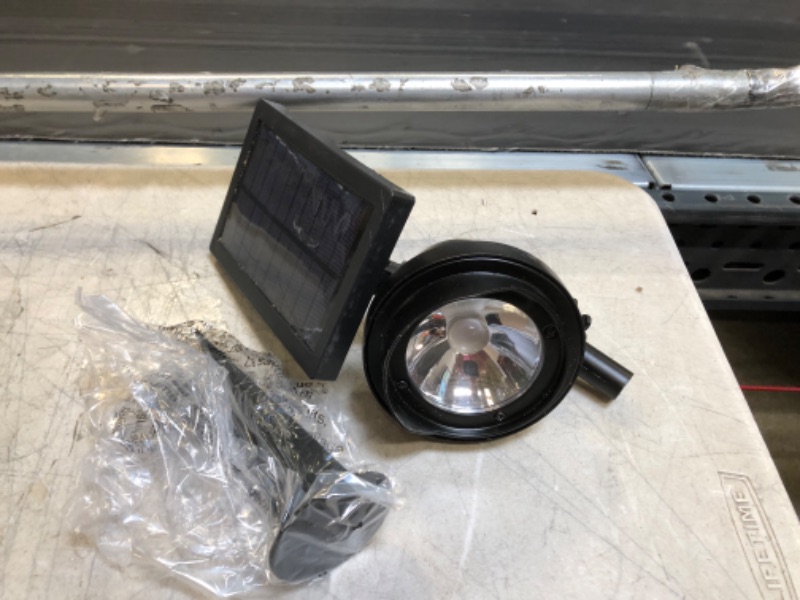 Photo 2 of Portfolio 120-Lumen Black Solar LED Spot Light
