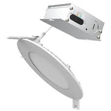 Photo 1 of Utilitech Color Choice White 4-in 540-Lumen Switchable White Round Dimmable Canless Recessed Downlight
