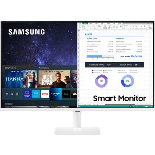 Photo 1 of SAMSUNG 27" Class White Casing FHD Screen/Speakers/Tilt R/C/Tizen OS
