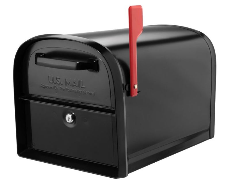 Photo 1 of ARCHITECTURAL MAILBOXES 6300B-10 OASIS 360 LOCKING PARCEL MAILBOX, BLACK