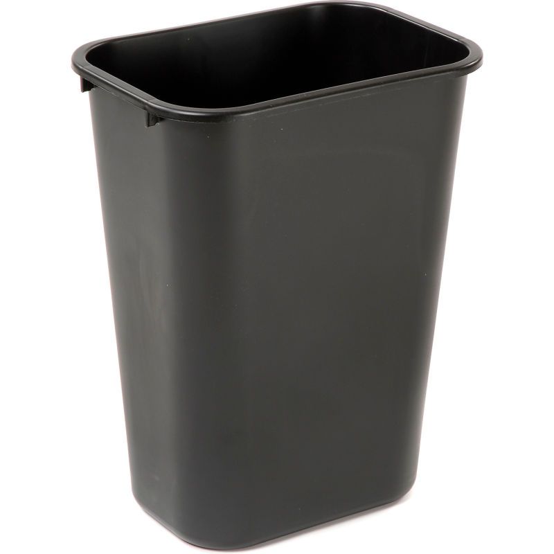 Photo 1 of 10 Gallon Rubbermaid Plastic Wastebasket - Black
