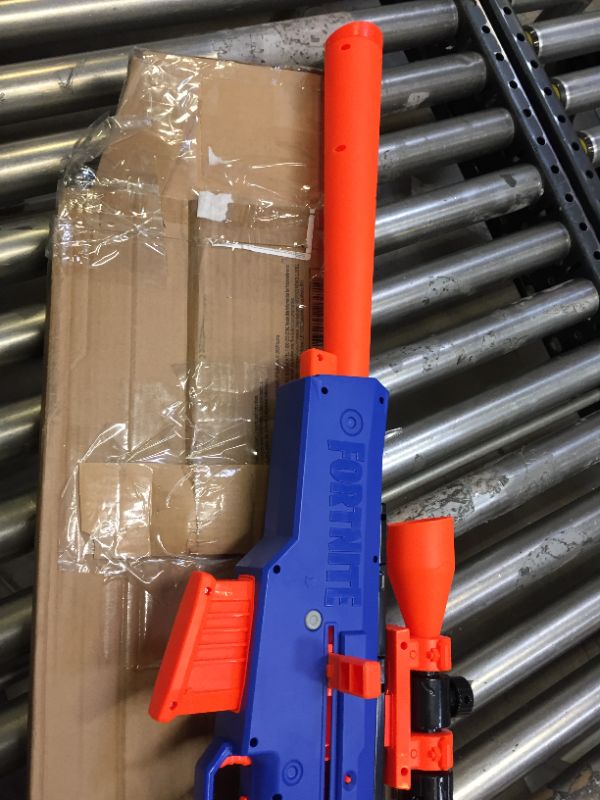 Photo 3 of NERF Fortnite BASR-R Bolt Action Blaster -- Includes 3 Bush Targets, Removable Scope, Removable 6-Dart Clip, 6 Official Elite Darts
