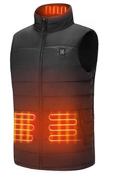 Photo 1 of Mens Lightweight Warming Heated Vest with Battery Pack Included MEDIUM-LARGE
