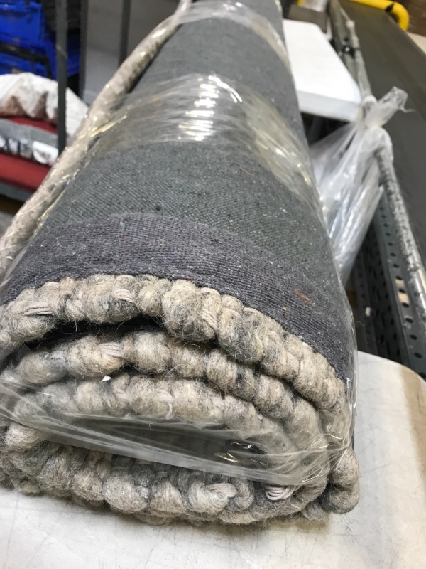 Photo 1 of 5'x7' Chunky Knit Wool Woven Rug Gray - Project 62 , Size: 5'x7'

