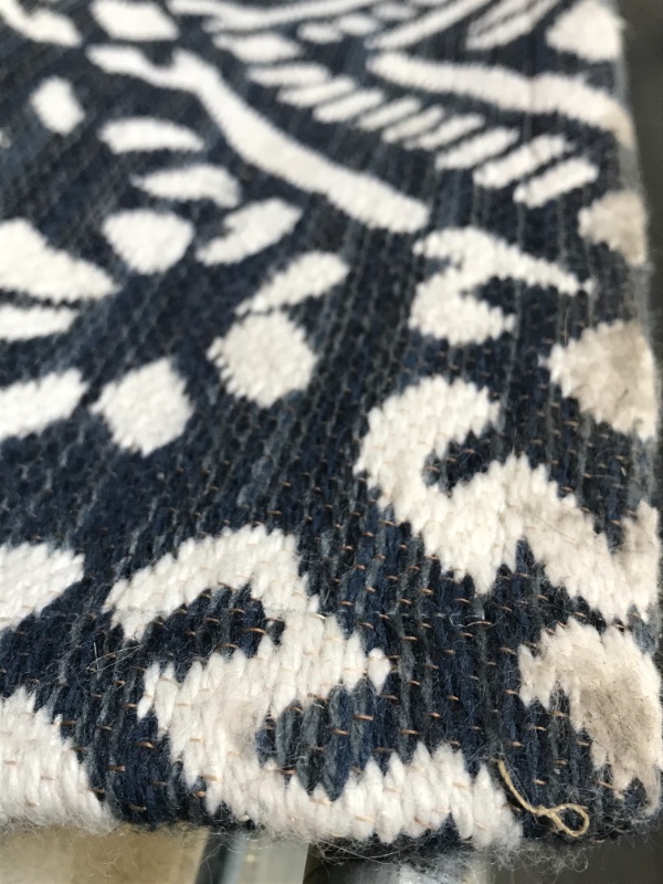 Photo 5 of Aragon Jacquard Area Rug - Threshold™ 12 ft x 9 ft blue and white rug 