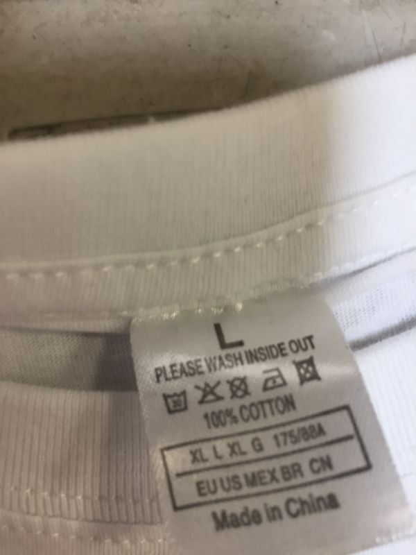 Photo 2 of anime shirt color white size large 
