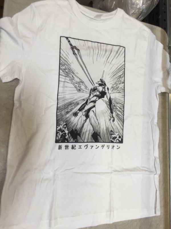 Photo 1 of anime shirt color white size large 