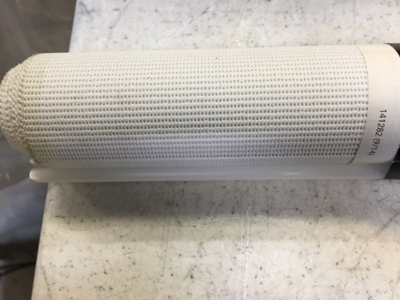 Photo 1 of Bali Cut-to-Size White Cordless UV Blocking Fade Resistant Roller Shades 37.25 in. W X 72 in. L---ITEM IS DIRTY---
