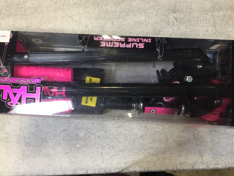 Photo 3 of HALO Rise Above Supreme Inline Scooter - Pink & Black