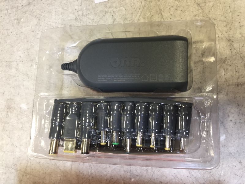 Photo 2 of onn. 65W Universal Laptop Charger with 10 Interchangable Tips