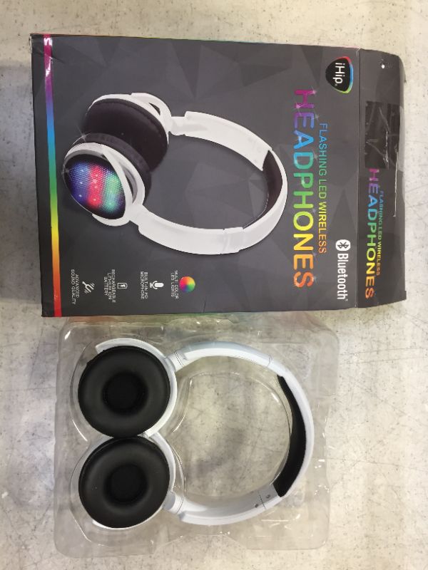 Photo 1 of iHip Light-Up Bluetooth Headphones