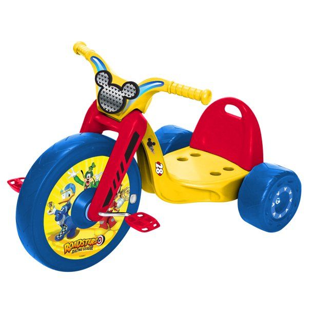 Photo 1 of Mickey Mouse 15 inch Fly Wheels Ride on Trike with Light on Wheel
