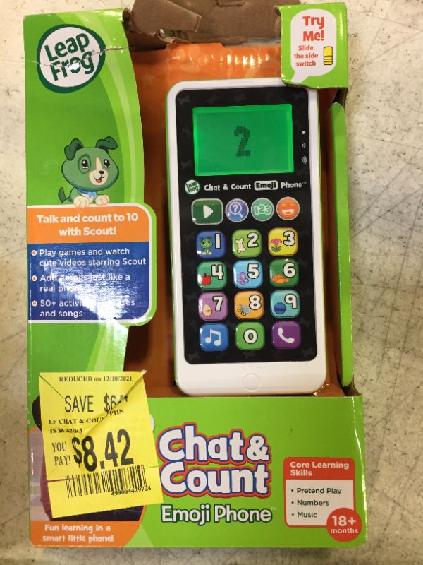 Photo 2 of LeapFrog - Chat and Count Emoji Phone - Multi-color