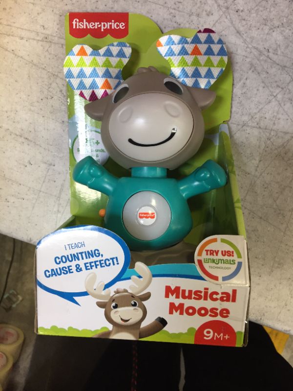 Photo 2 of Fisher-Price Linkimals Musical Moose, Interactive moose toy introduces your baby to numbers, counting, and more By FisherPrice
