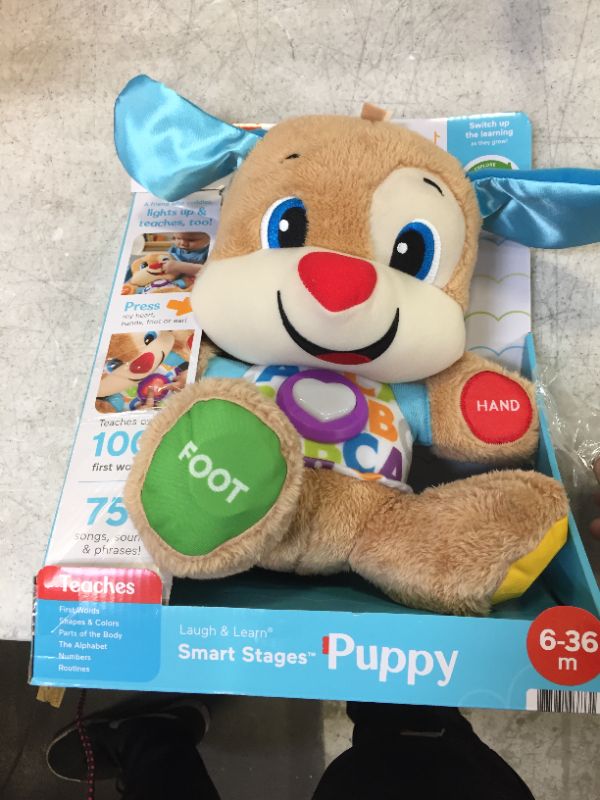 Photo 2 of Fisher-Price Laugh & Learn Smart Stages Puppy with 75+ Songs & Sounds
