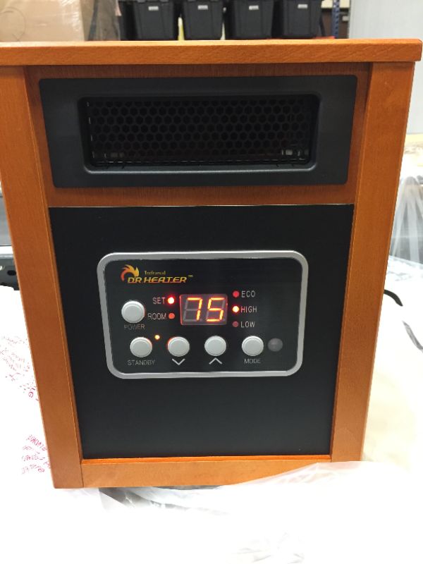 Photo 3 of Dr. Infrared Heater Dr-968 Portable Space Heater, 1500W