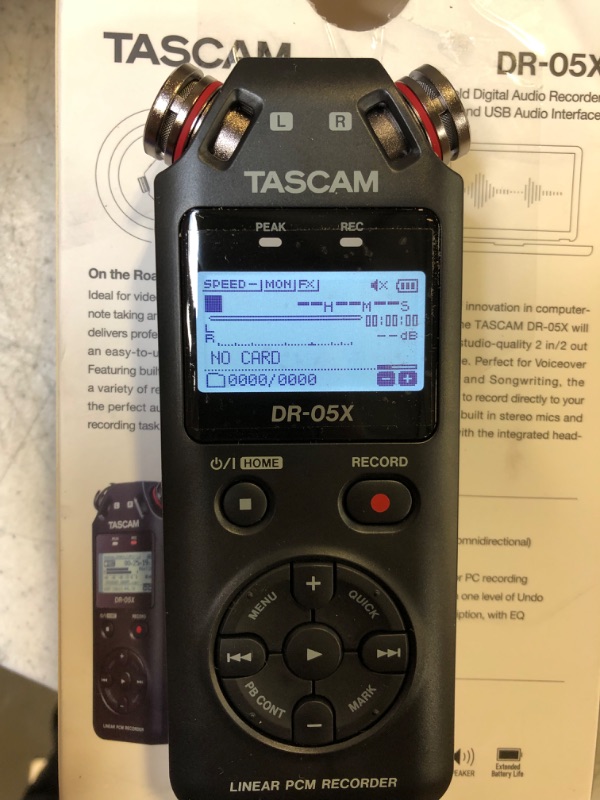 Photo 2 of Tascam DR-05X Stereo Handheld Digital Recorder and USB Audio Interface, DR-05X (DR-05X)
