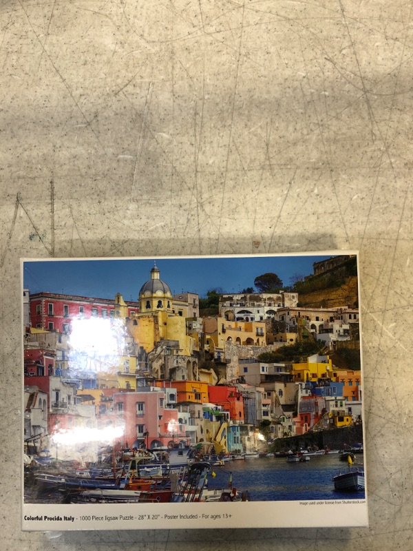 Photo 2 of Colorful Procida Italy 1000 Piece Jigsaw Puzzle by Colorcraft
