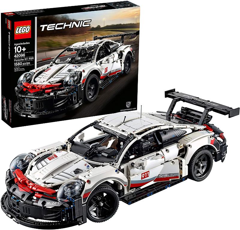 Photo 1 of LEGO Technic Porsche 911 RSR 42096 Race Car Building Set STEM Toy for Boys and Girls Ages 10+ Features Porsche Model Car with Toy Engine (1,580 Pieces)
