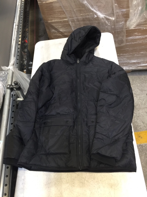 Photo 1 of  Men's Lightweight Water-Resistant Packable Puffer Jacket. Large