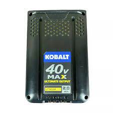 Photo 1 of  Kobalt 40v Max 5ah Battery KB 540c-06 5 Ah Power Tools