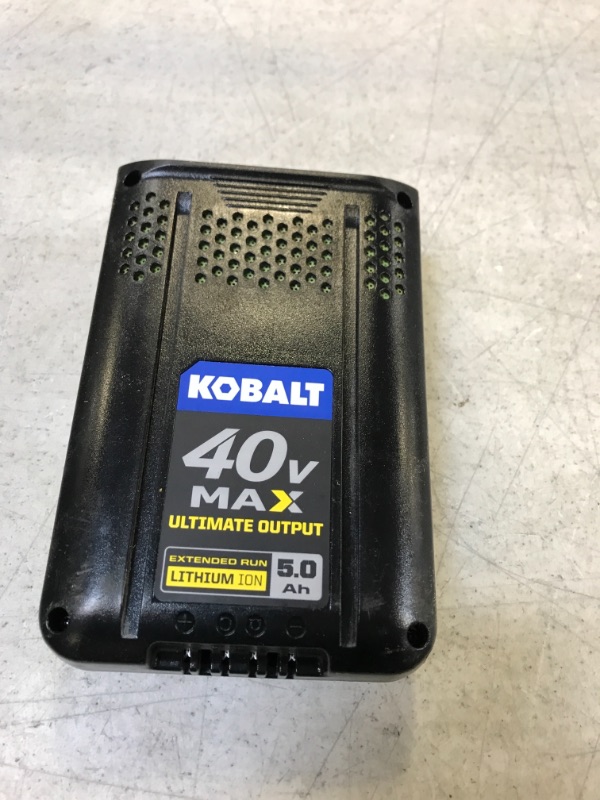 Photo 2 of  Kobalt 40v Max 5ah Battery KB 540c-06 5 Ah Power Tools