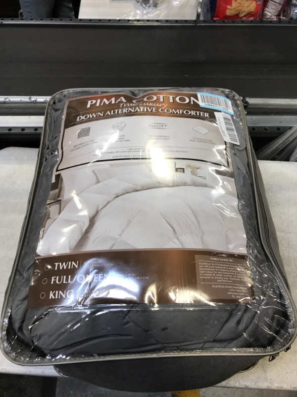 Photo 3 of 1000 Thread Count PIMA Cotton Down Alternative Comforter - Blue Ridge Home Fashions. King
