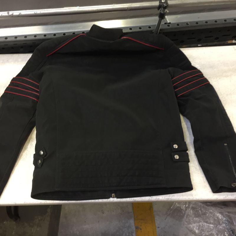 Photo 2 of Leather Jacket 4 Pockets Unisex Black Medium