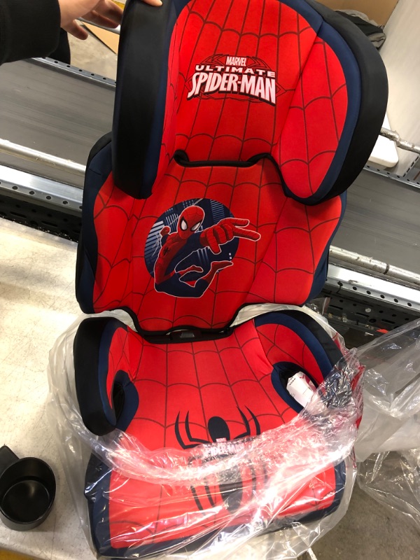 Photo 2 of Kids'Embrace Marvel Ultimate Spider-Man High Back Booster Car Seat
