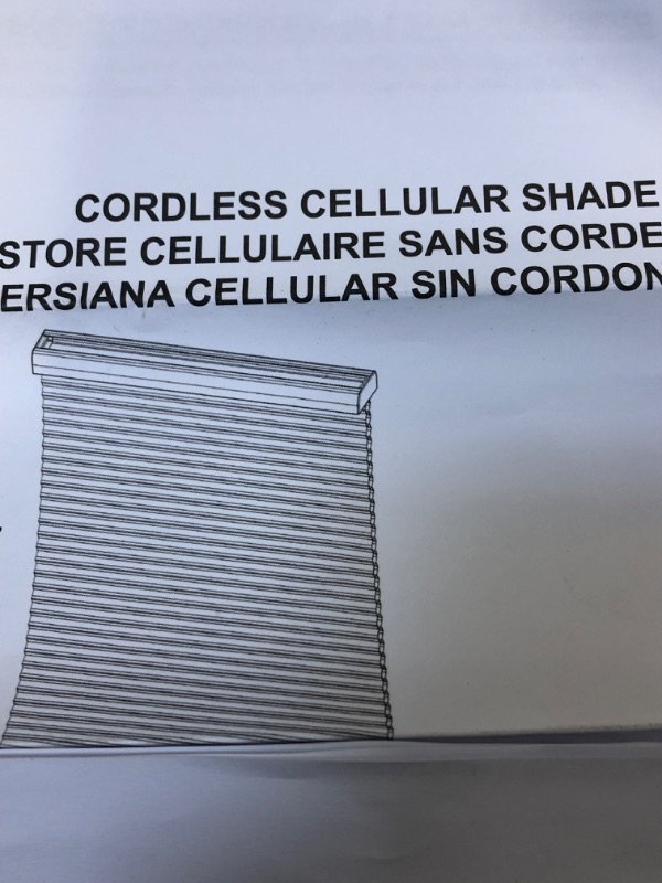 Photo 1 of CORDLESS CELLULAR SHADE 6 FT LONG 