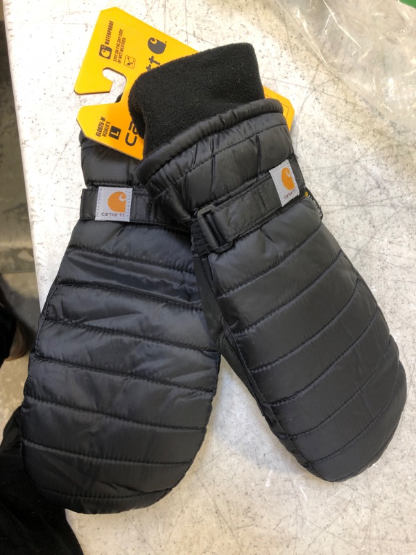 Photo 2 of Carhartt Women's Waterproof Insulated Quilted Knit Cuff Mittens large
