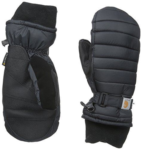 Photo 1 of Carhartt Women's Waterproof Insulated Quilted Knit Cuff Mittens large
