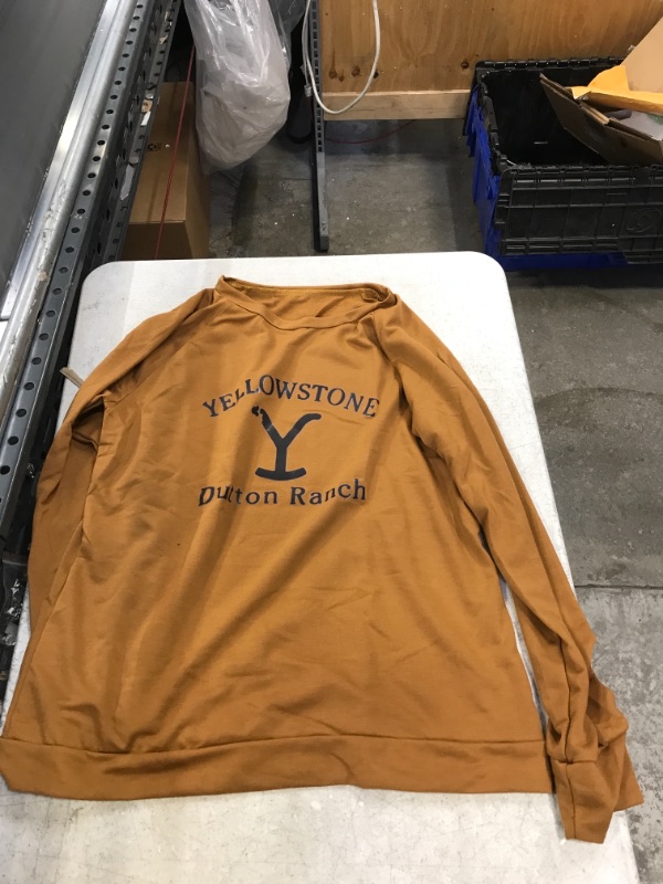 Photo 1 of Generic Brown Long Sleeve Dutton Ranch Sweatshirt. Size  2XL