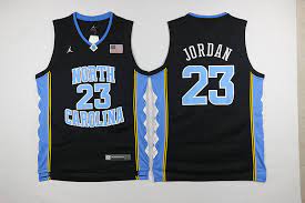 Photo 2 of Generic Michael Jordan North Carolina Blue and Black Jersey. Large