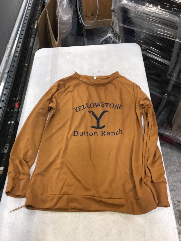 Photo 1 of Generic Brown Long Sleeve Sweatshirt. Large