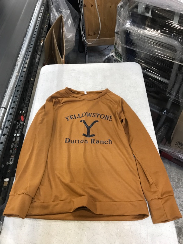 Photo 1 of Generic Brown Long Sleeve Sweatshirt. Large