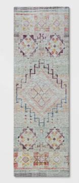 Photo 1 of Bromelia Distressed Geo Persian Rug Blush - Opalhouse™ size 2 x 7 feet 