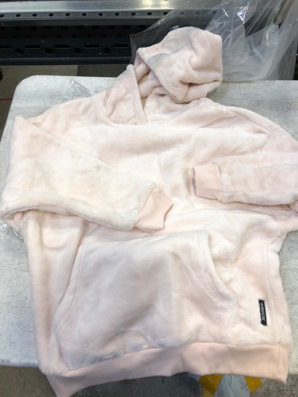 Photo 1 of fuzzy sweater pink kids xl minor dirty due to exposure 