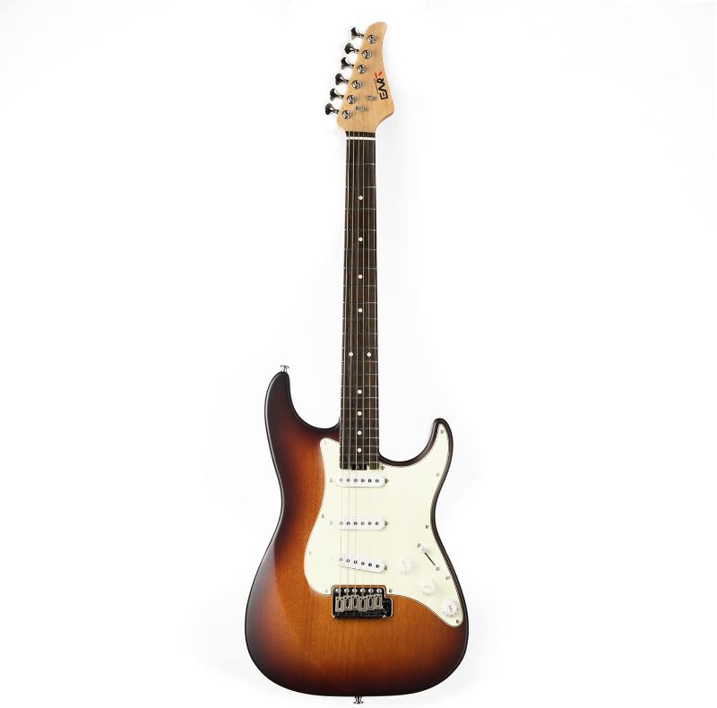 Photo 1 of EART Electric Guitar SSS Single Coil Pickups Solid-Body,Stainless Steel Frets Right Handed-Rosewood Fingerboard SUNBURST