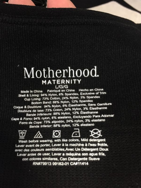 Photo 1 of Motherhood Maternity Women's Average Busted Seamless Clip Down Nursing Bra SIZE LARGE 
